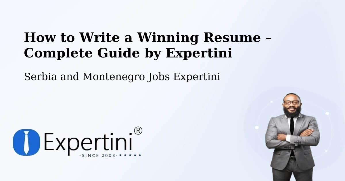 Resume Writing Guide for Job Seekers – Keswick - Keswick, Serbia and Montenegro Jobs Expertini